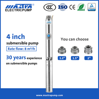 ماسترا 4 بوصة قائمة أسعار مضخة المياه الغاطسة R95-ST الصين مضخة المياه الغاطسة