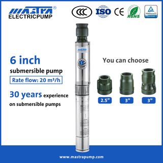Mastra 6 Inch 3/4 HP Submersible Well Pump R150-DS Deep Well Submersible Pumps