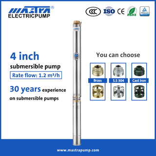 Mastra 4 Inch 3 Phase 1 HP مضخة خواصة R95-S 240 فولت مضخة المياه الغاطسة