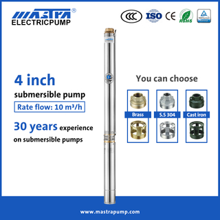 Mastra 4 Inch 1 HP Subencible Well Pump 3 Wire R95-MA مضخة غاطسة عالية الرأس