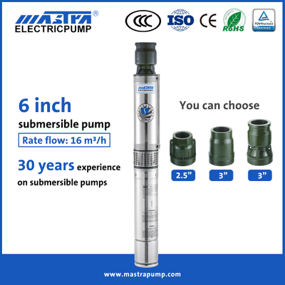 Mastra 6 Inch Grundfos 1 2 HP مضخة بئر غاطسة R150-CS 3 HP مضخة بئر غاطسة