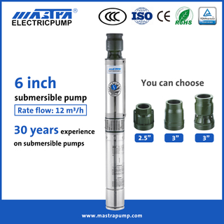 Mastra 6 بوصة أفضل مضخات البئر الغاطسة R150-BS مضخة مياه غاطسة عميقة البئر